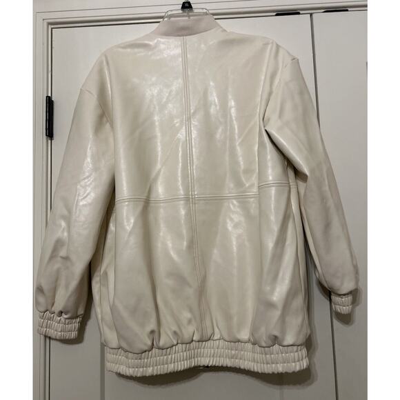 Anthropologie Cream Bomber Jacket - Picture 8 of 16